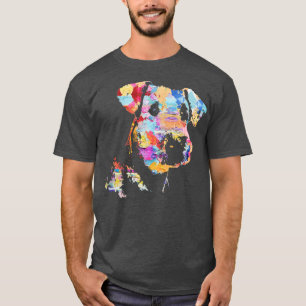 Camiseta Pastel Paint Airedale Terrier Retrato
