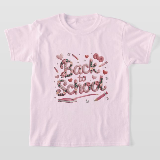 Camiseta Pastel Petals & School Days Tee - Um Sonho De Volt (Postura )