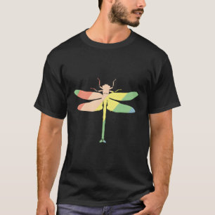 Camiseta Pastel Rainbow Dragonfly