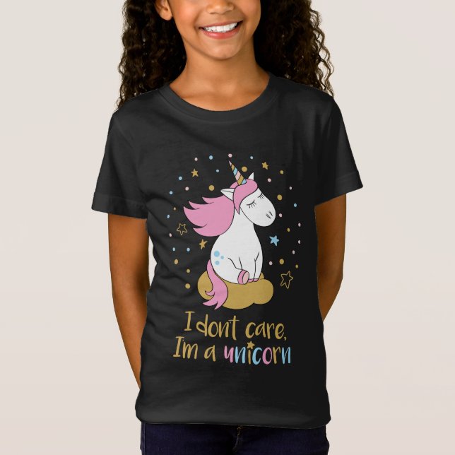 Camiseta Pastel Rainbow Unicorn (Frente)