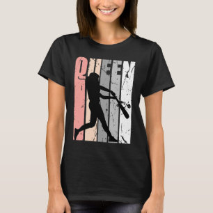 Camiseta Pastel Rosa Baseball Rainha Aniversário da Rainha