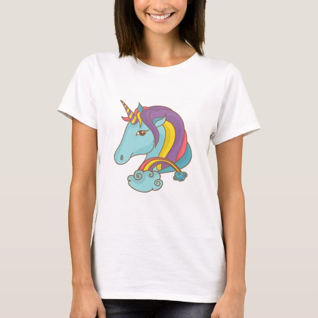 Camiseta Pastel Unicorn (Frente)