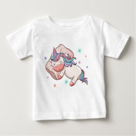 Camiseta Pastel Unicorn dormindo