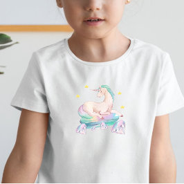 Camiseta Pastel unicórnio com um toque de sonho.