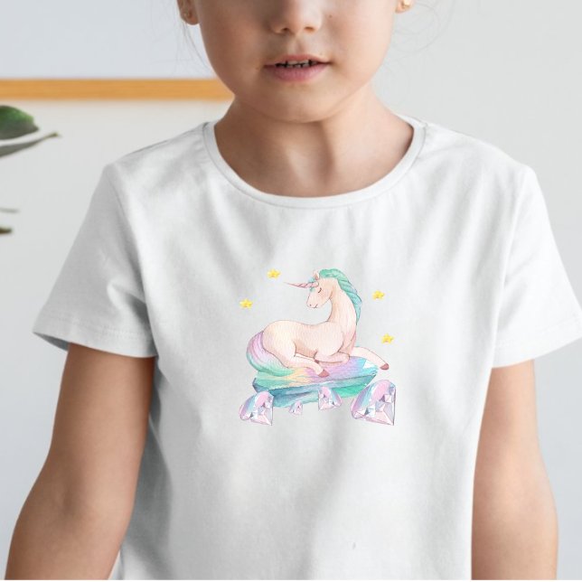 Camiseta Pastel unicórnio com um toque de sonho. (Criador carregado)