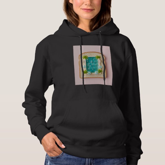 Camiseta Pastel Vaporwave Pool Toast (Frente)