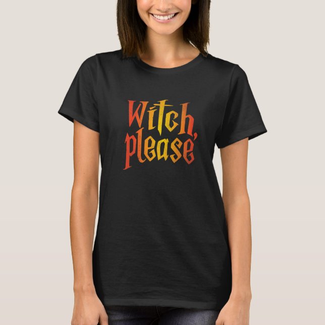Camiseta Pastel Witch, Por Favor, Roupa De Bruxa (Frente)