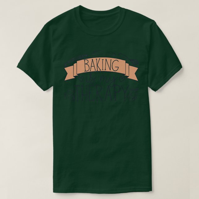 Camiseta Pastelaria É Minha Terapia 2476 (Frente do Design)