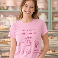 Pastelaria: slogan utensílios de cozinha rosa