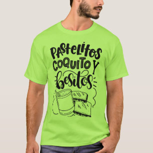 Camiseta Pastelitos, Coquito, TShirt de y Besitos (limão)