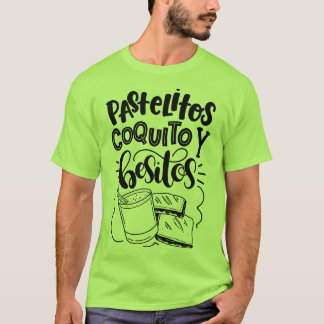 Camiseta Pastelitos, Coquito, TShirt de y Besitos (limão)