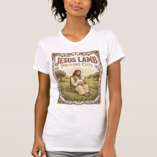 Camiseta Pasto de Cordeiro Jesus Fofo Pasto de Cordeiro Jes