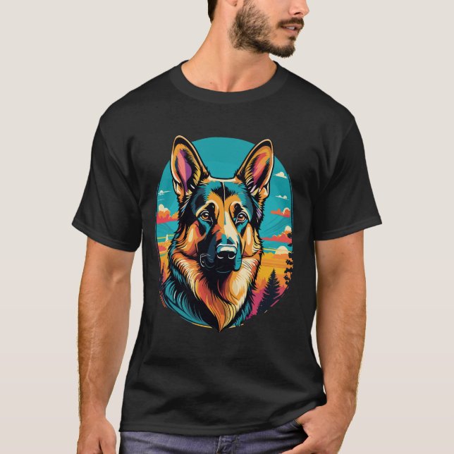 Camiseta Pastor Alemão (Frente)