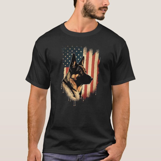 Camiseta Pastor Alemão American Legend Premium (Frente)