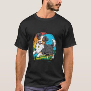 Camiseta Pastor Alemão Australiano Look Vintage