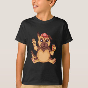 Camiseta Pastor Alemão - Cachorrinho Fofo de PA