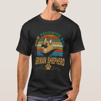 Camiseta Pastor Alemão Cachorro Favorito da Mamãe 20