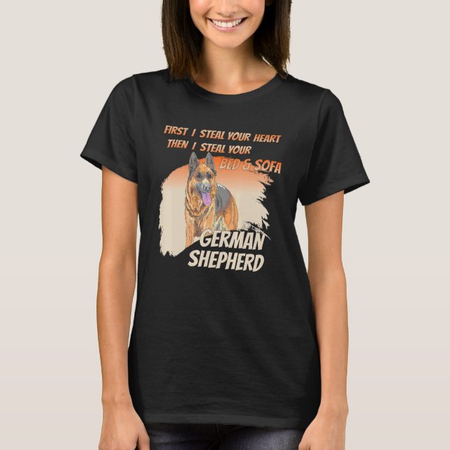 Camiseta Pastor Alemão com Boa Dizeria (Frente)