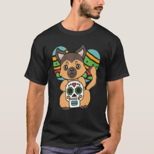 Camiseta Pastor Alemão Festa Mexicana México Cinco De Maio