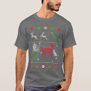 Camiseta Pastor Alemão Funny Christmas Snow Paw Alsatian 