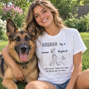 Camiseta Pastor Alemão humor GSA