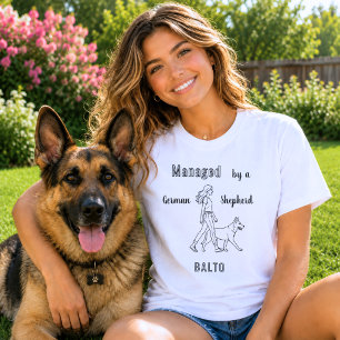 Camiseta Pastor Alemão PA humor gerenciado