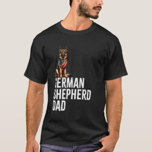 Camiseta Pastor Alemão Pai Cachorro Pai Cachorro Pastor Ale
