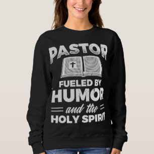 Camiseta Pastor Alimentado Por Humor Espírito Santo Jesus C