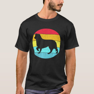 Camiseta Pastor australiano Cão 80s 70s Estilo