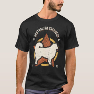 Camiseta Pastor australiano - Cão retrorreflector clássico