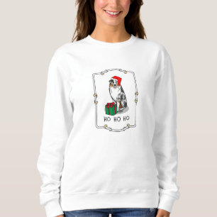 Camiseta Pastor australiano de Natal (bronzeado azul com 1)