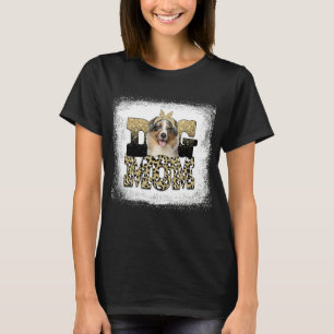 Camiseta Pastor australiano-leopardo ocidental D da mãe