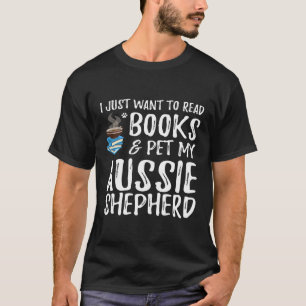 Camiseta Pastor Australiano Livro De Cachorros Mãe