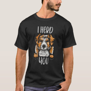 Camiseta Pastor australiano que eu lhe trouxe amor de Aussi