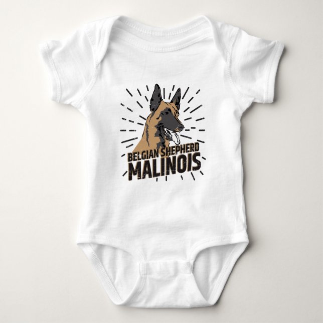 Camiseta Pastor belga - Malinois (Frente)