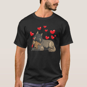 Camiseta Pastor Belga Tervuren Cachorro Com Animal Recheado