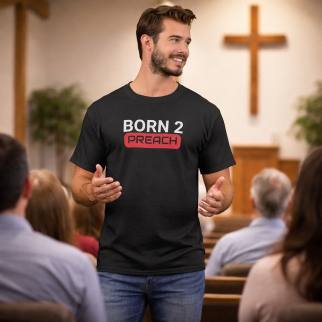 Camiseta Pastor Born2Preach (Criador carregado)
