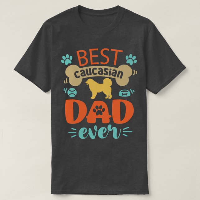 Camiseta Pastor Caucasiano 1 (Frente do Design)