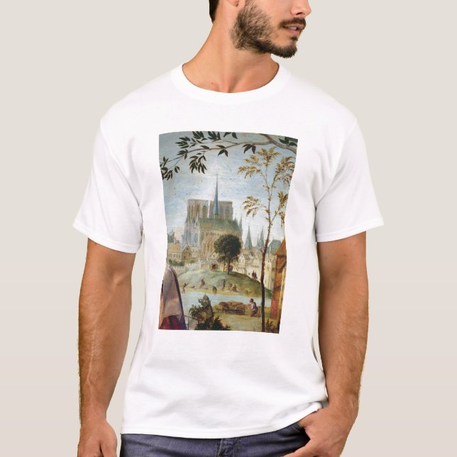 Camiseta Pastor com rebanho e bathers (Frente)