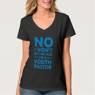 Camiseta Pastor dos Jovens legal Meninos Ministro Chris