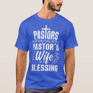 Camiseta Pastor Engraçado Arte Para Mulheres Pastor Esposa