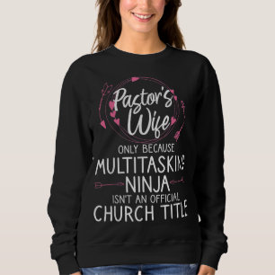 Camiseta Pastor Engraçado Design Mulher Mãe Pastor Wife App