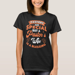 Camiseta Pastor Engraçado Esposa de Apreciação Pastor Espos