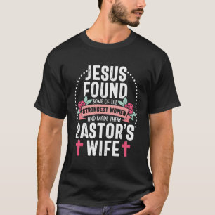 Camiseta Pastor Esposa Orgulhosa Jesus Igreja Cristã Apreci