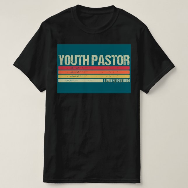 Camiseta Pastor Juvenil de Edição Limitada (Frente do Design)