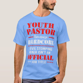 Camiseta Pastor Juvenil Porque Diabo Grave Ninja