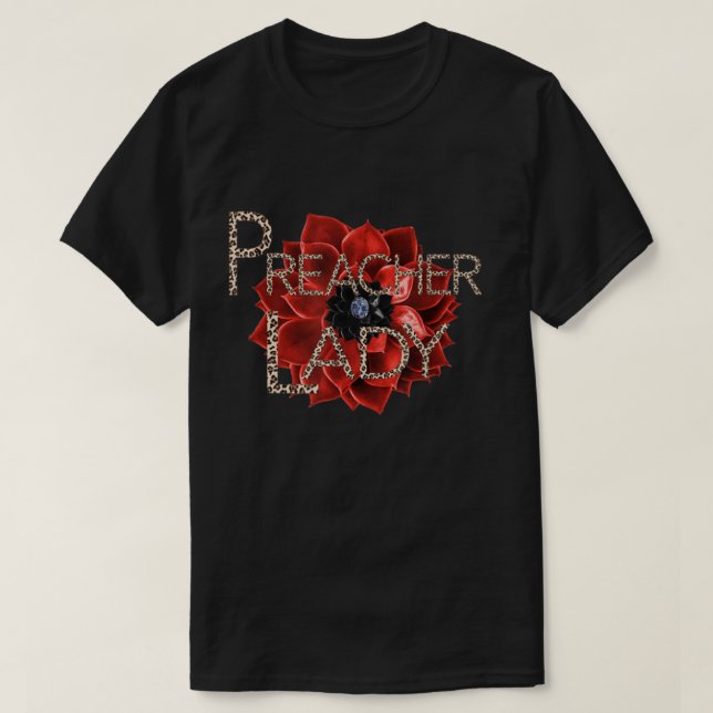 Camiseta Pastor Lady Female Pastor Mulher Casual (Frente do Design)
