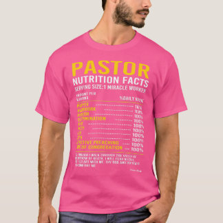 Camiseta Pastor Pastor Pastor Fatos Nutricionais Engraçados