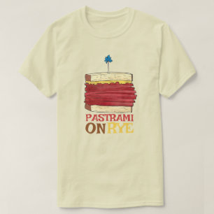 Camiseta Pastrami em Rye NYC Kosher Jewish Deli Sandwich