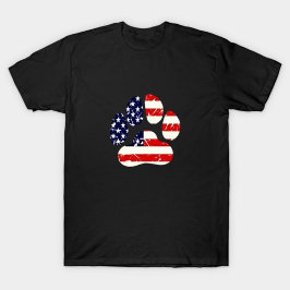 Camiseta Pata Americana do Cão de Bandeira